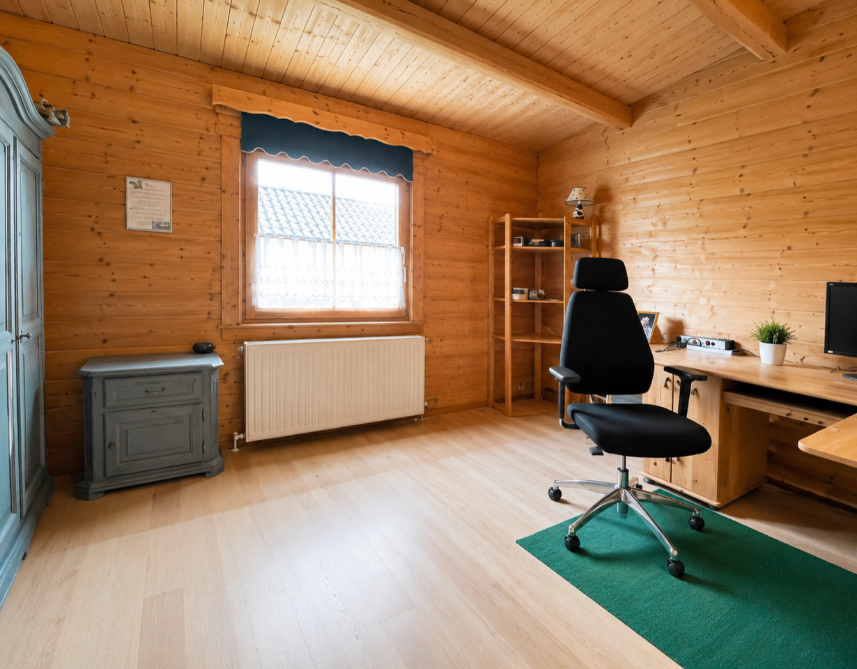 Einfamilienhaus Bad Sachsa — Arbeitszimmer Visualisierung