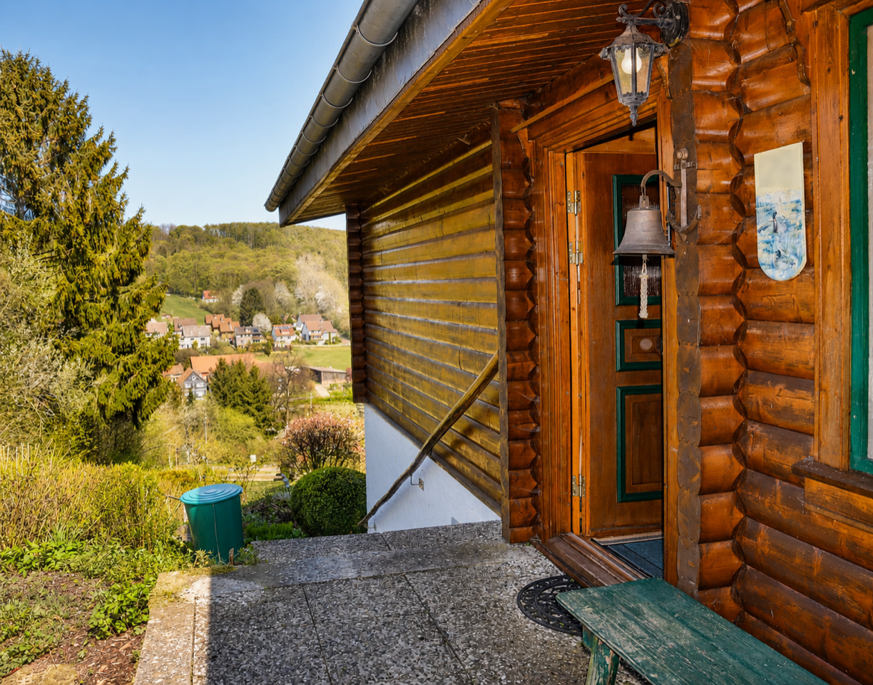 Einfamilienhaus Bad Sachsa — Eingang mit Weitblick