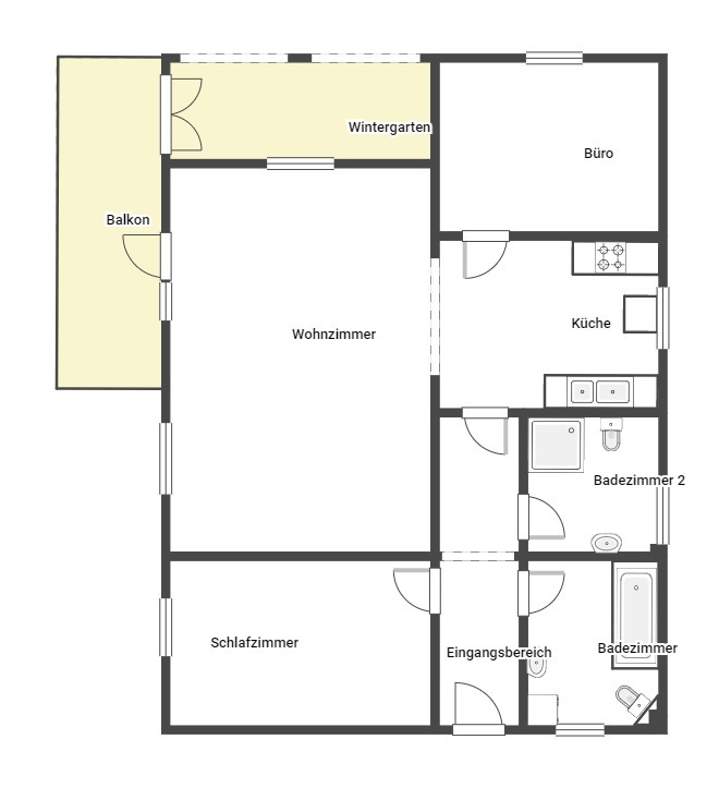 Einfamilienhaus Bad Sachsa — Grundriss Erdgeschoss