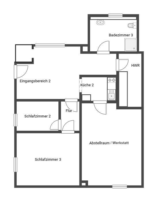 Einfamilienhaus Bad Sachsa — Grundriss Untergeschoss