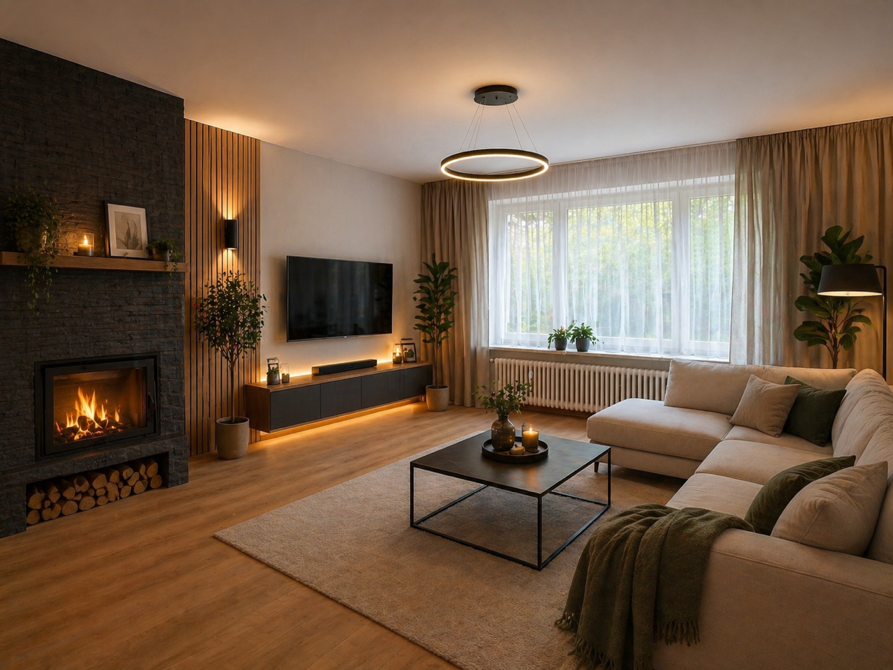 Einfamilienhaus Isernhagen — Innenraum Visualisierung