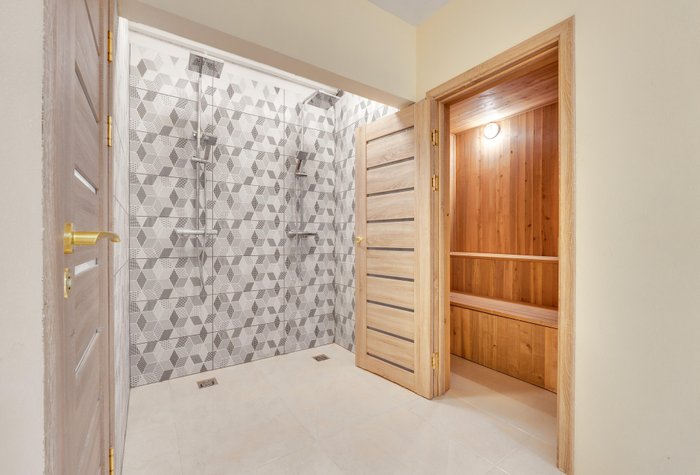 Einfamilienhaus Vilnius — Dusche & Sauna